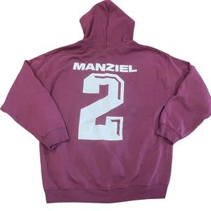 Johnny Football Manziel Comeback SZN Burgundy Hoodie Size Large Men’s Texas A& M